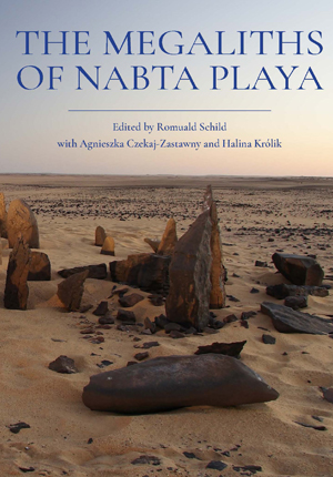 Okładka książki „The megaliths of Nabta Playa” autorstwa R.Schild (Ed.);A. Czekaj-Zastawny (Ed.); H.Królik (Ed.). Okładka z linkiem do repozytorium RCIN.