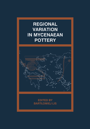 Okładka książki "Regional variation in Mycenaean pottery". Okładka z linkiem do repozytorium RCIN.